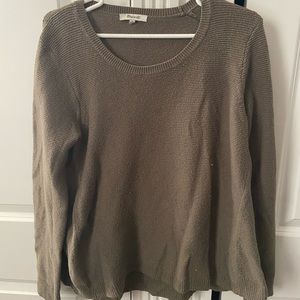 Madwell green pullover sweater